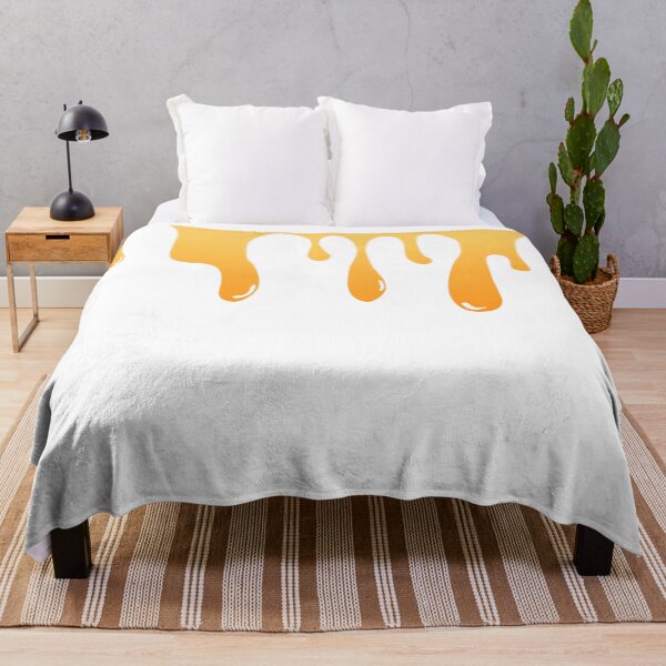 Artikelvorschau, Orange Dripping Paint Art Print II entworfen und verkauft von lineartdesigns.