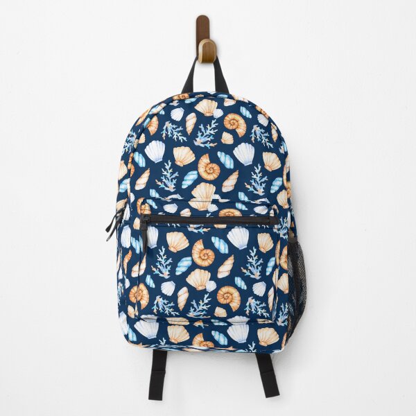 Item preview, Rustic Nautical Seashells Pattern designed and sold by shabzdesigns.
