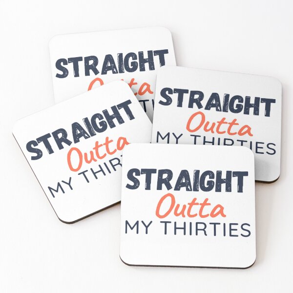 Item preview,  Straight Outta My Thirties Colourful Funny 30th Birthday designed and sold by NishiiAgrawal.