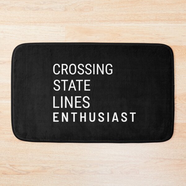 Item preview, Crossing State Lines Enthusiast designed and sold by Mysmartworld.