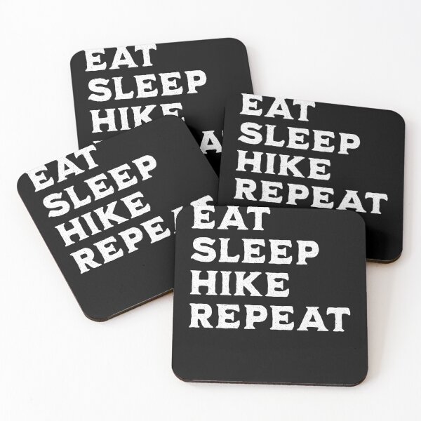 Item preview, Hiking Gift Eat Sleep Hike Repeat Distressed designed and sold by RoguePixel.