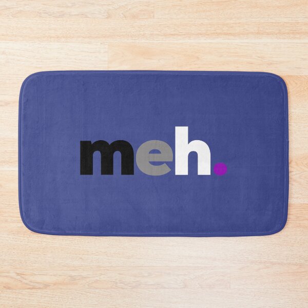 Item preview, Meh. Asexual Pride. Sex? Meh. Asexual Pride designed and sold by Subtle Pride Shop.