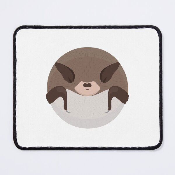 Item preview, Hibernating Daubenton's bat drawing (without text) designed and sold by MarisG.