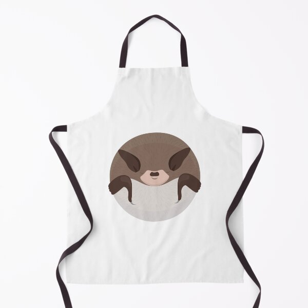 Item preview, Hibernating Daubenton's bat drawing (without text) designed and sold by MarisG.