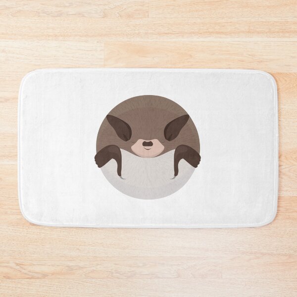 Item preview, Hibernating Daubenton's bat drawing (without text) designed and sold by MarisG.