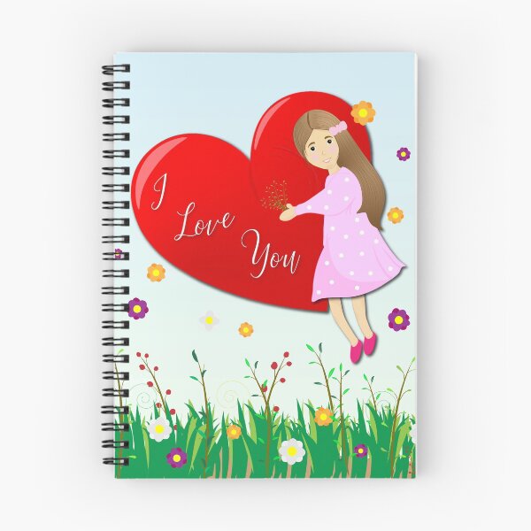Item preview, Cute girl hugging with the heart designed and sold by Mylecm.