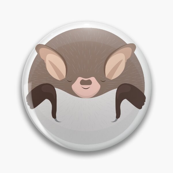 Item preview, Hibernating Natterer's bat drawing (without text) designed and sold by MarisG.