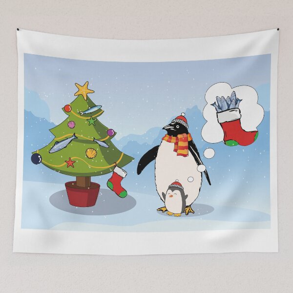 Item preview, Sunbi penguin #11 CHRISTMAS with Baby designed and sold by HONGSOOLSHOP.