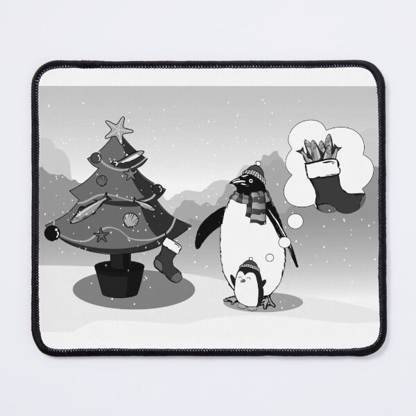 Item preview, Sunbi penguin #11 CHRISTMAS with Baby(Gray) designed and sold by HONGSOOLSHOP.
