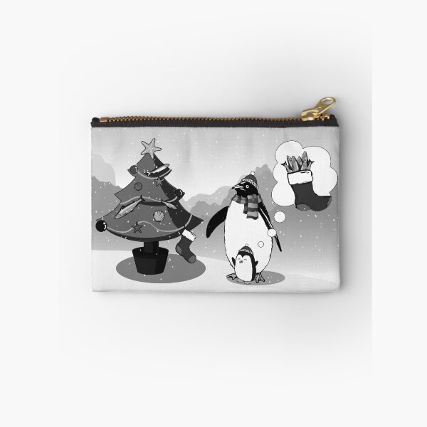 Item preview, Sunbi penguin #11 CHRISTMAS with Baby(Gray) designed and sold by HONGSOOLSHOP.