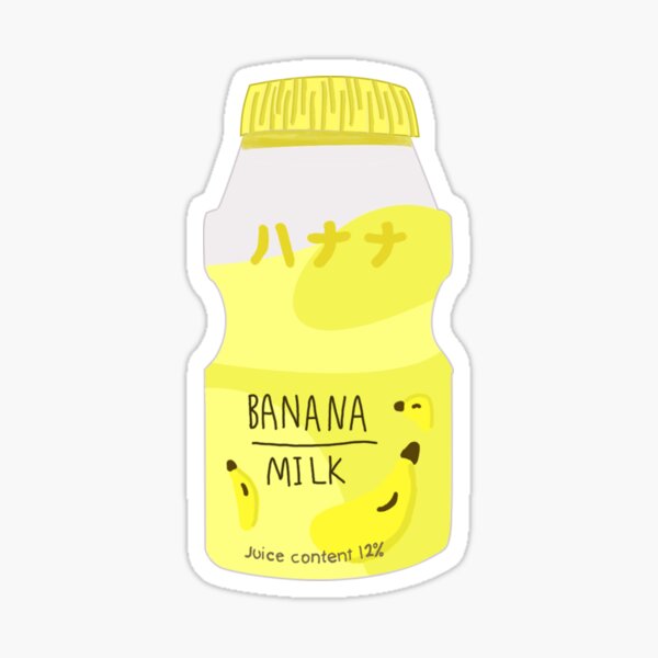 Kawaii Japanese Banana Milk Yakult Aesthetic