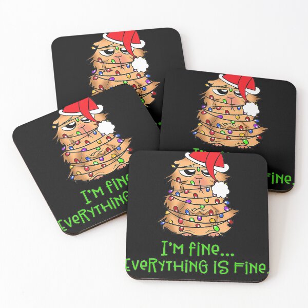 Item preview, Fun Wrapped in Lights I'm Fine Everything is Fine Christmas  designed and sold by SethFrancis37.
