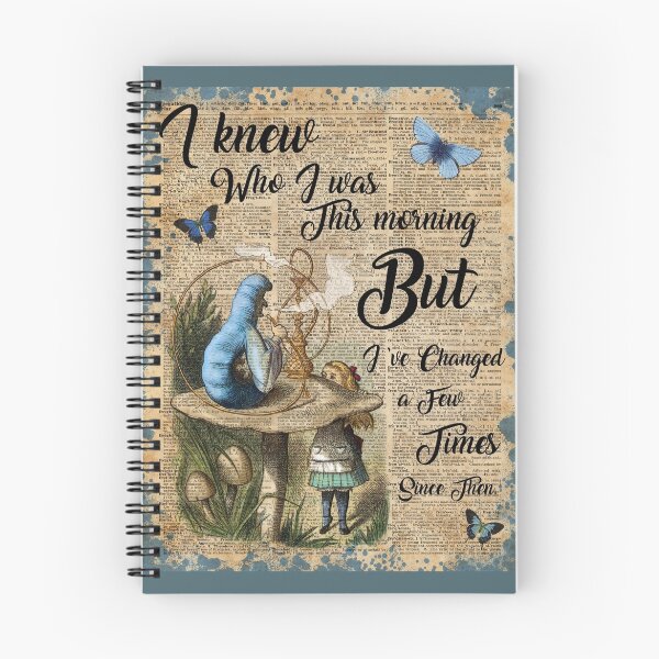 Item preview, Alice in Wonderland Quote Vintage Dictionary Art "I've changed few times..." designed and sold by DictionaryArt.