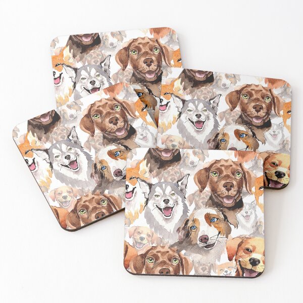 Item preview, Cute Watercolor Dogs designed and sold by CatheriLove.