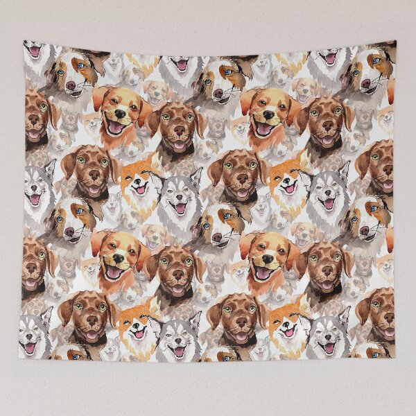 Item preview, Cute Watercolor Dogs designed and sold by CatheriLove.