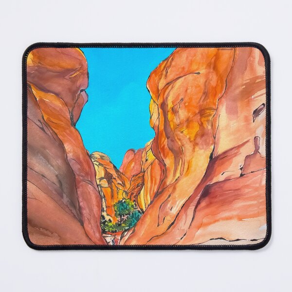 Item preview, Watercolor mountainscape from Utah designed and sold by Alexia Faye.