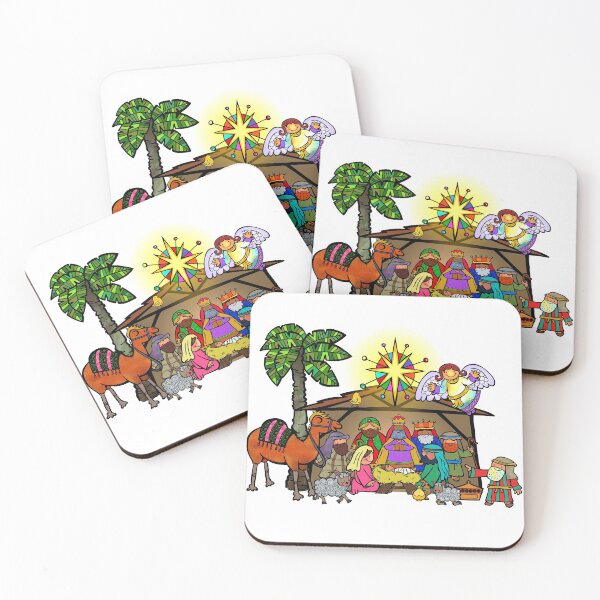 Item preview, Bible Illustration Nativity Scene designed and sold by AlieshaBate.