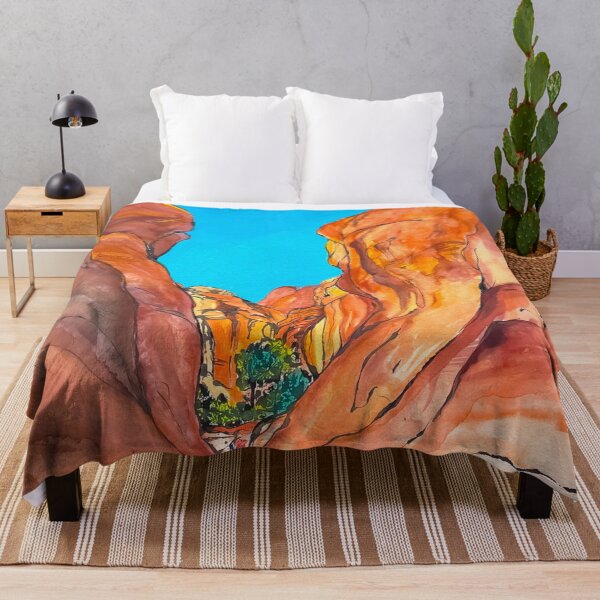 Artikelvorschau, Aquarell Berglandschaft aus Utah entworfen und verkauft von Alexia Faye.