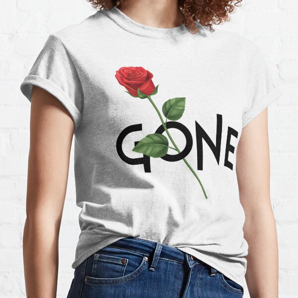 A Single Rose Long Sleeve T-Shirt by Jessica Jenney - Jessica