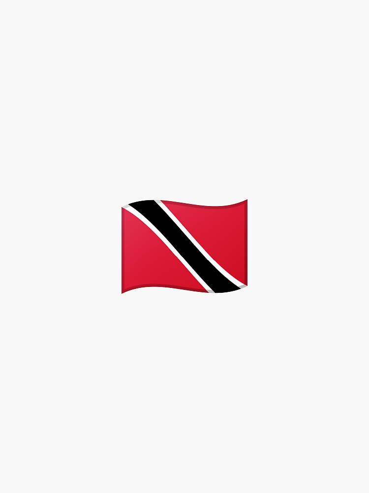 " Trinidad and Tobago flag emoji" Sticker for Sale by Stickypegatinas