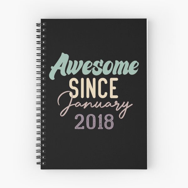 Item preview, Awesome Since January 2018 designed and sold by medbdj.