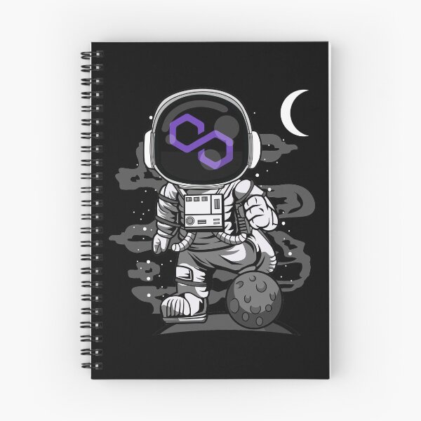 Item preview, Astronaut Polygon Matic Coin To The Moon Crypto Token Cryptocurrency Wallet designed and sold by HarveyWatkins1.
