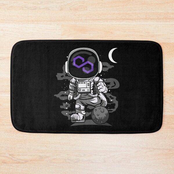Item preview, Astronaut Polygon Matic Coin To The Moon Crypto Token Cryptocurrency Wallet designed and sold by HarveyWatkins1.