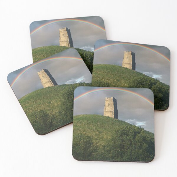 Item preview, Glastonbury Tor Rainbow  designed and sold by Alisonchambers2.