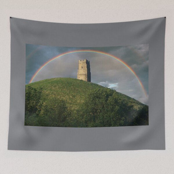 Item preview, Glastonbury Tor Rainbow  designed and sold by Alisonchambers2.