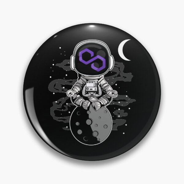 Item preview, Astronaut Polygon Matic Coin To The Moon Crypto Token Cryptocurrency Wallet designed and sold by HarveyWatkins1.