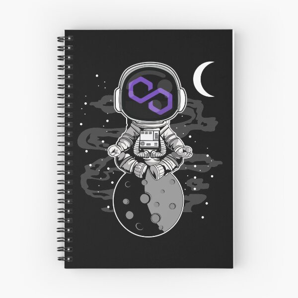 Item preview, Astronaut Polygon Matic Coin To The Moon Crypto Token Cryptocurrency Wallet designed and sold by HarveyWatkins1.