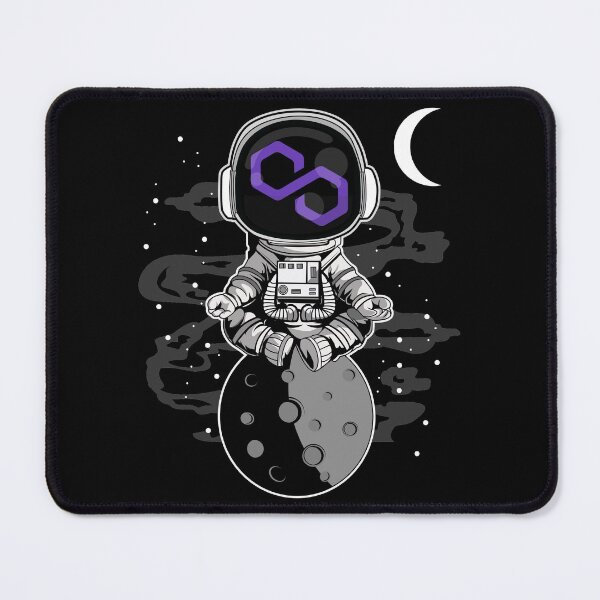 Item preview, Astronaut Polygon Matic Coin To The Moon Crypto Token Cryptocurrency Wallet designed and sold by HarveyWatkins1.