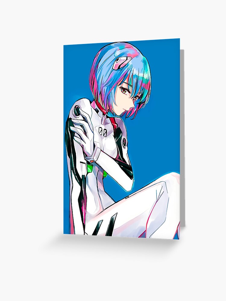 Personalised NEON GENESIS EVANGELION Birthday Card • personalized shinji  anime