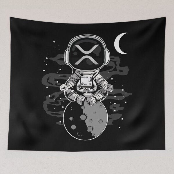 Item preview, Astronaut Ripple XRP Coin To The Moon Crypto Token Cryptocurrency Wallet designed and sold by HarveyWatkins1.