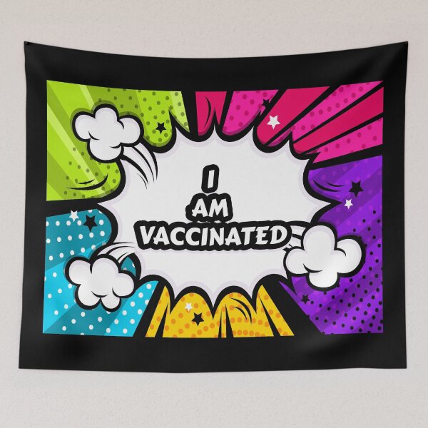 Item preview, I AM VACCINATED COMIC designed and sold by diego75bcn.