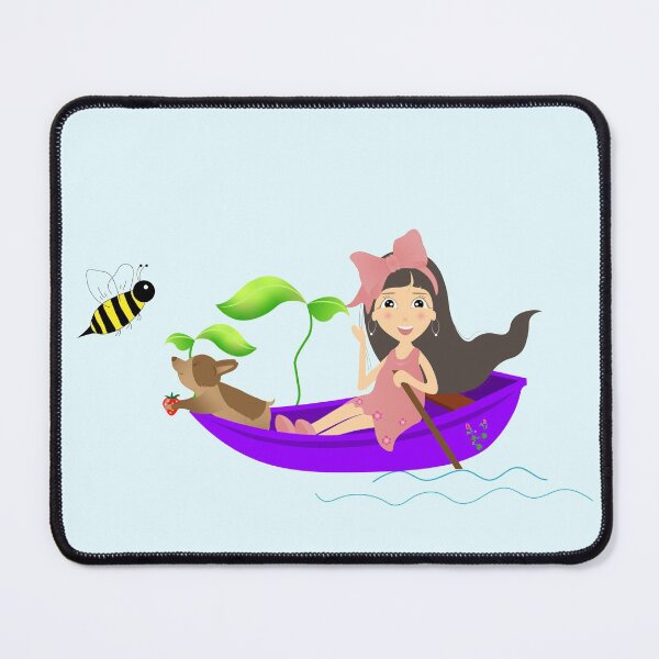 Item preview, adventure girl paddle with her puppy dog designed and sold by Mylecm.