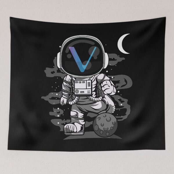 Item preview, Astronaut Vechain VET Coin To The Moon Crypto Token Cryptocurrency Wallet designed and sold by HarveyWatkins1.