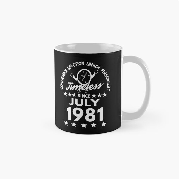 Item preview, July Birthday Timeless Person -1981 - White Text designed and sold by MoonsmileProd.