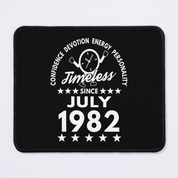 Item preview, July Birthday Timeless Person -1982 - White Text designed and sold by MoonsmileProd.