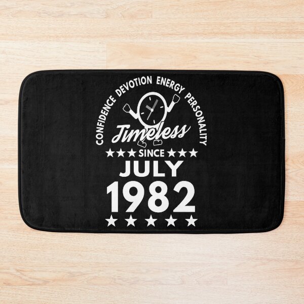 Item preview, July Birthday Timeless Person -1982 - White Text designed and sold by MoonsmileProd.