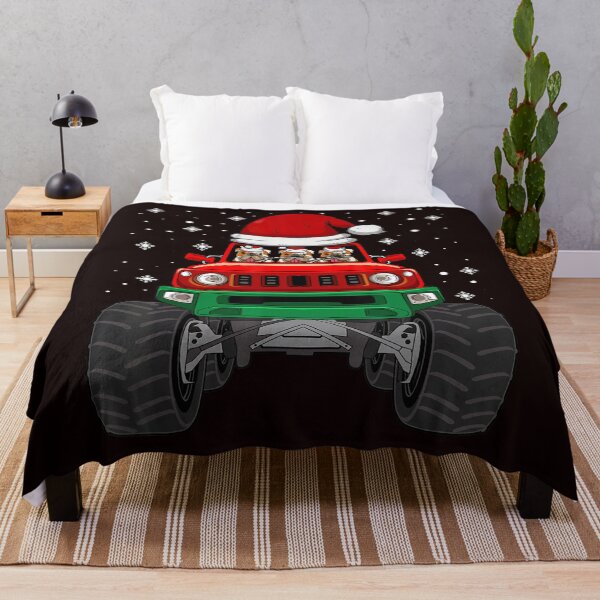 Item preview, Pug Driver Truck Pug Santa Christmas designed and sold by KellySX.