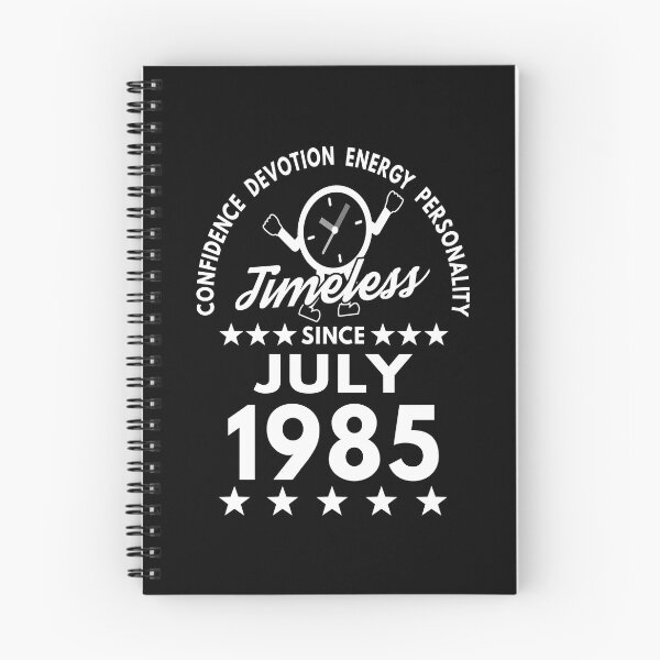 Item preview, July Birthday Timeless Person -1985 - White Text designed and sold by MoonsmileProd.