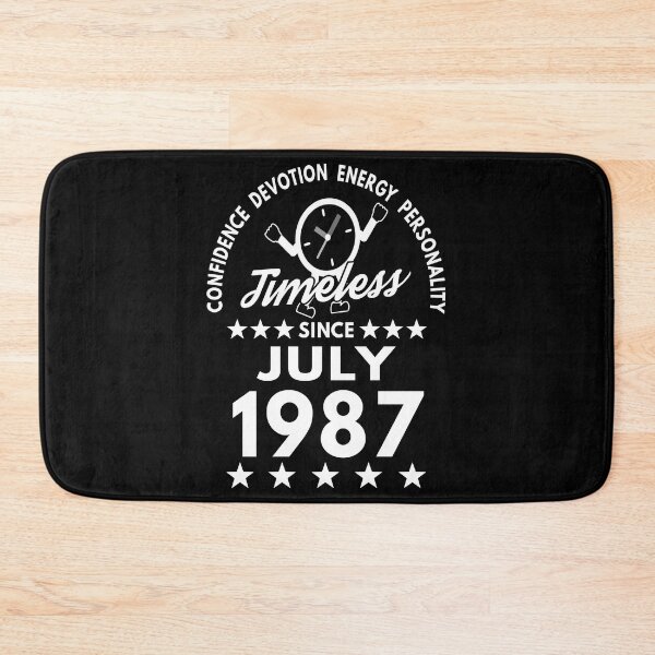 Item preview, July Birthday Timeless Person -1987 - White Text designed and sold by MoonsmileProd.