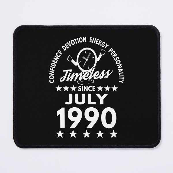 Item preview, July Birthday Timeless Person -1990 - White Text designed and sold by MoonsmileProd.