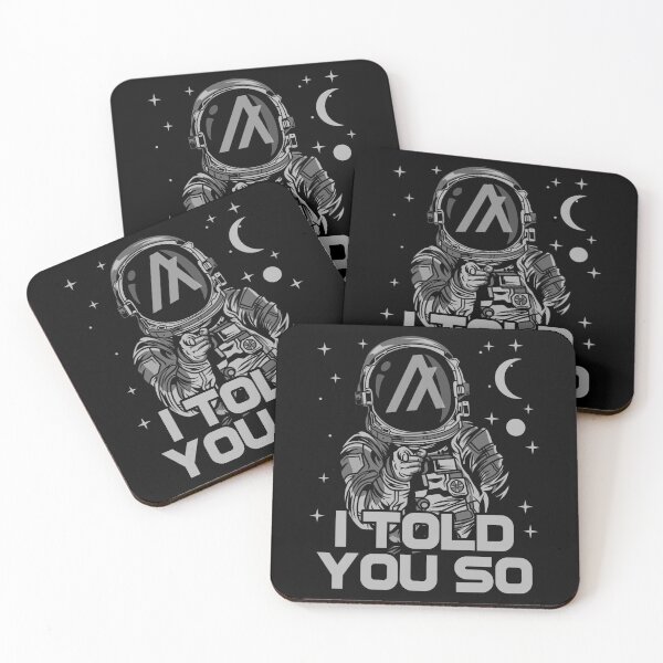 Item preview, Astronaut Algorand ALGO Coin I Told You So Crypto Token Cryptocurrency Wallet designed and sold by HarveyWatkins1.
