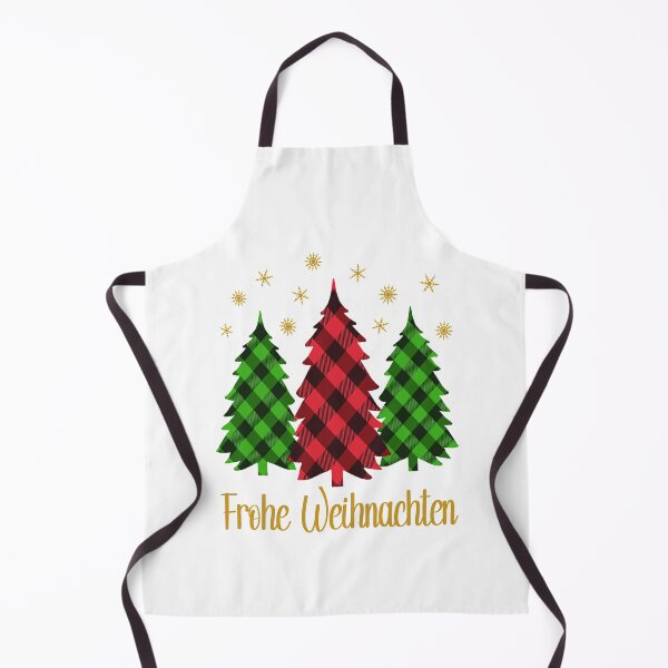 Item preview, Frohe Weihnachten German Holiday Phrase With Plaid Christmas Tree Pajama designed and sold by Bad Kitty Designz.