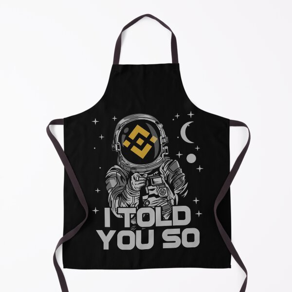 Item preview, Astronaut Binance BNB Coin I Told You So Crypto Token Cryptocurrency Wallet designed and sold by HarveyWatkins1.