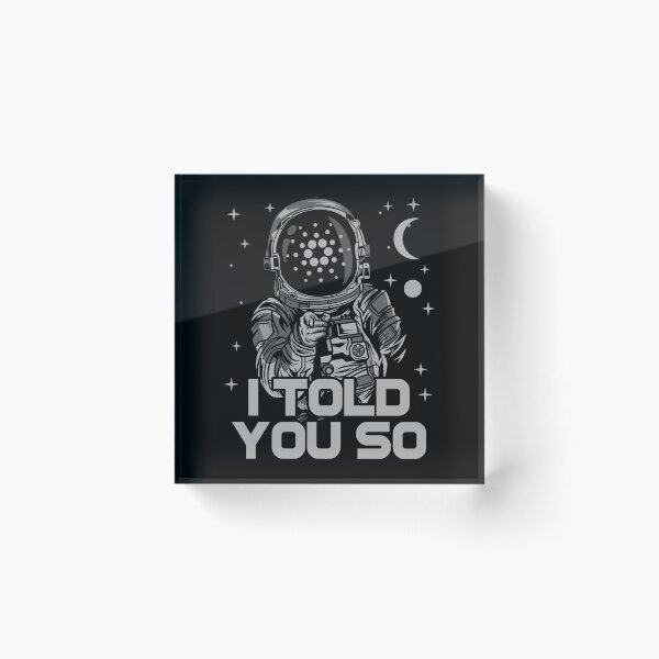 Item preview, Astronaut ADA Cardano Coin I Told You So Crypto Token Cryptocurrency Wallet designed and sold by HarveyWatkins1.