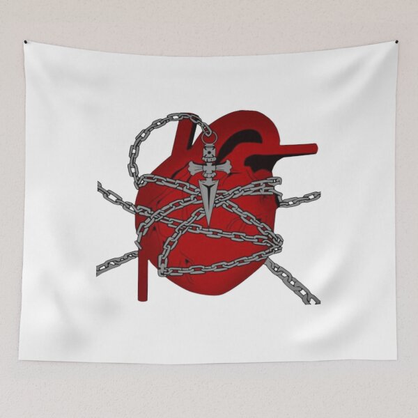 Item preview, Red Hearth Sad designed and sold by DoraeMoon.