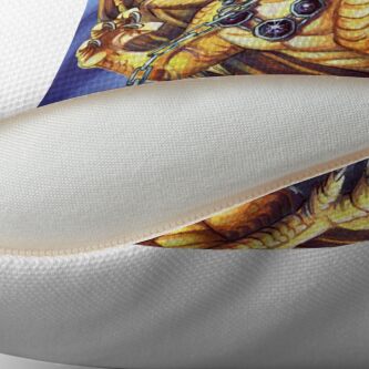 Alternate view of Gold Dragon Throw Pillow